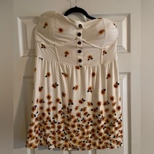 Sleeveless Sunflower Dress